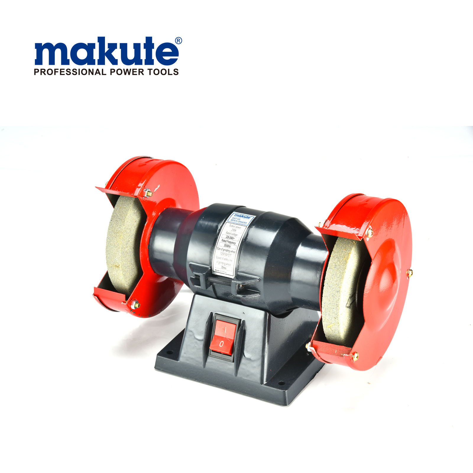 Máquina amoladora de banco de alta calidad Makute, amoladora de banco eléctrica, herramienta industrial